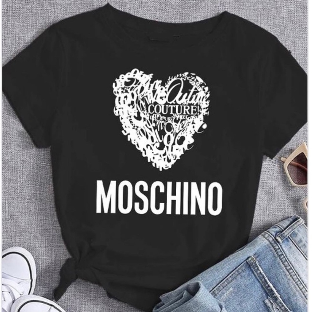 Brand new Blaxk “Moshino” T shirt, multiple sizes
